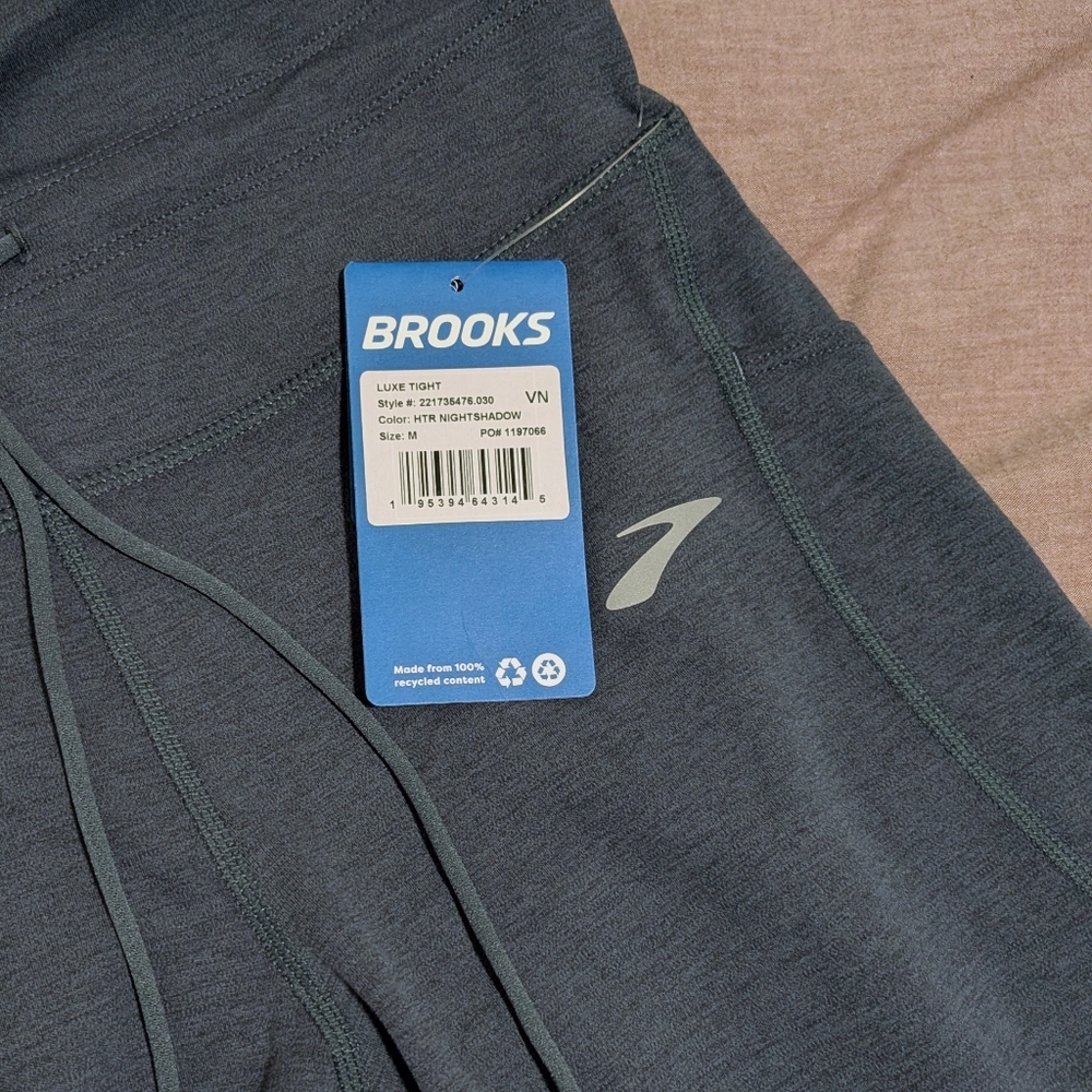 Brooks Luxe Leggings NWT - Picture 2 of 6